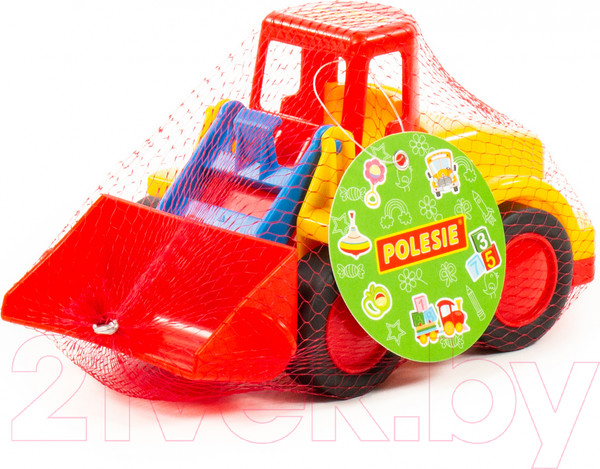 Изображение товара Погрузчик игрушечный Полесье Базик / 9555 (в сеточке)
