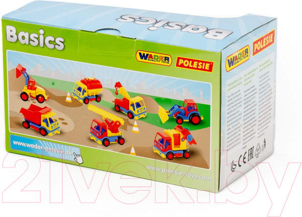 Изображение товара Эвакуатор игрушечный Полесье Базик / 37633 (в коробке)