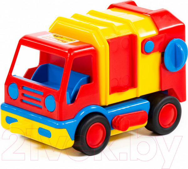 Изображение товара Мусоровоз игрушечный Полесье Базик / 9609 (в сеточке)