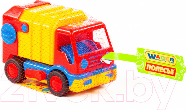 Изображение товара Мусоровоз игрушечный Полесье Базик / 9609 (в сеточке)