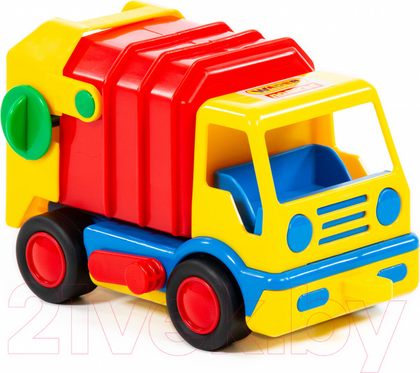 Изображение товара Мусоровоз игрушечный Полесье Базик / 9609 (в сеточке)
