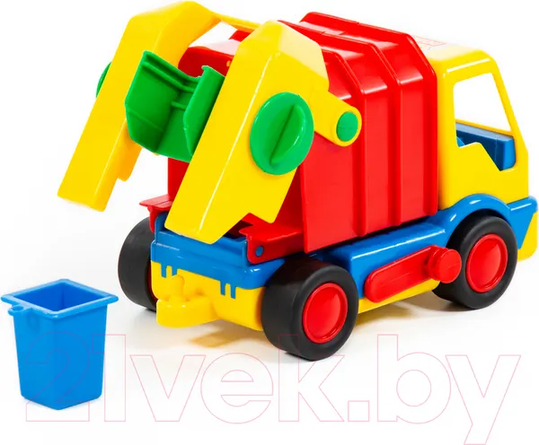 Изображение товара Мусоровоз игрушечный Полесье Базик / 37640 (в коробке)