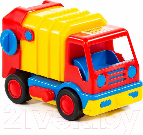 Изображение товара Мусоровоз игрушечный Полесье Базик / 37640 (в коробке)