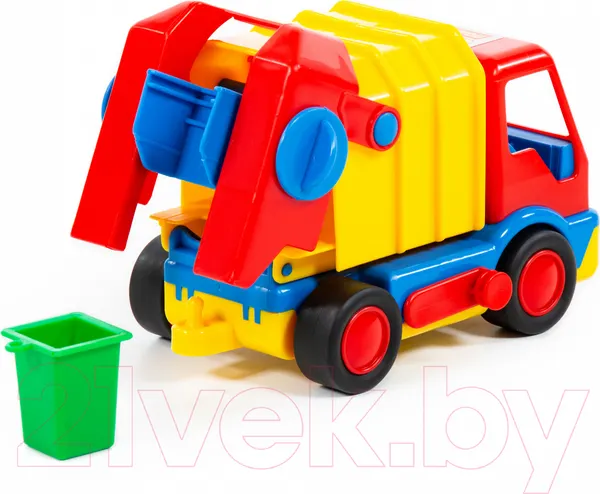 Изображение товара Мусоровоз игрушечный Полесье Базик / 37640 (в коробке)