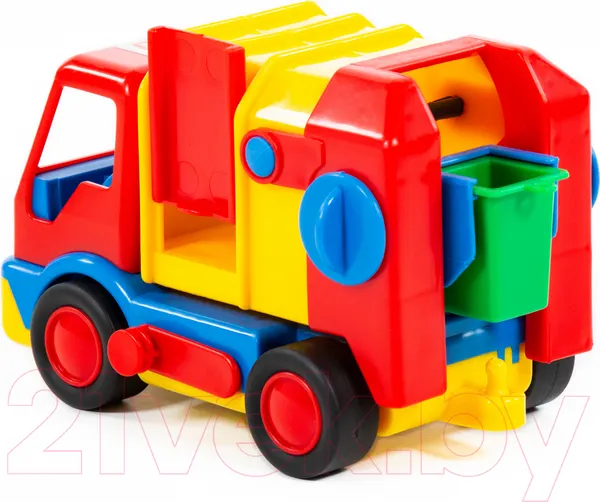 Изображение товара Мусоровоз игрушечный Полесье Базик / 37640 (в коробке)