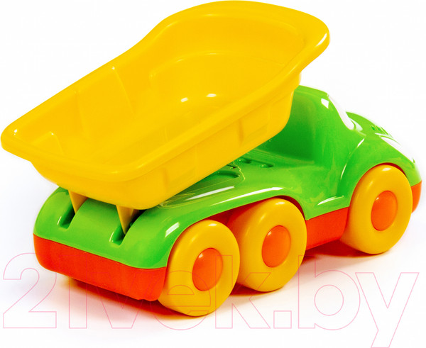 Изображение товара Самосвал игрушечный Полесье Дружок Трехосный / 48349
