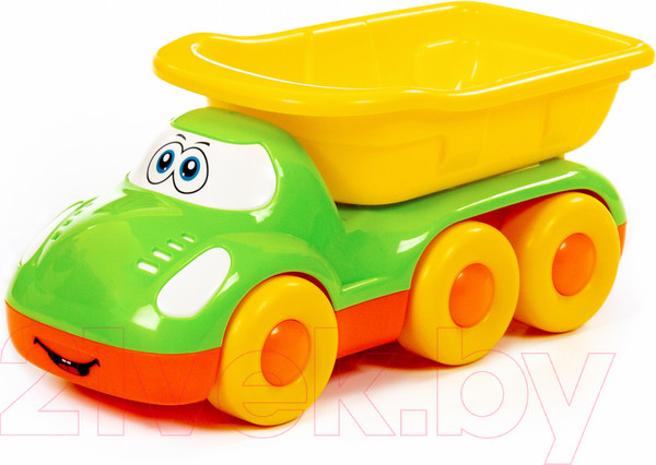 Изображение товара Самосвал игрушечный Полесье Дружок Трехосный / 48349