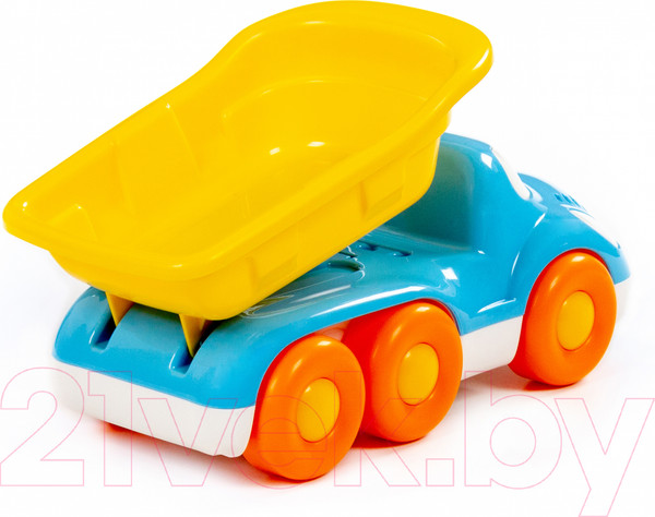 Изображение товара Самосвал игрушечный Полесье Дружок Трехосный / 48349