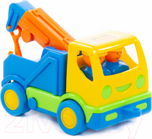 Изображение товара Эвакуатор игрушечный Полесье Мой первый грузовик / 5458 (в сеточке)