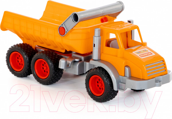 Изображение товара Самосвал игрушечный Полесье КонсТрак трехосный / 44877 (в сеточке)