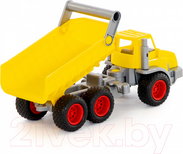 Изображение товара Самосвал игрушечный Полесье КонсТрак трехосный / 44877 (в сеточке)