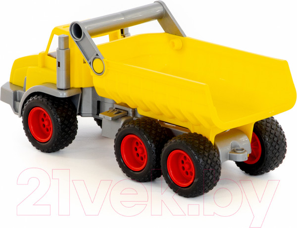 Изображение товара Самосвал игрушечный Полесье КонсТрак трехосный / 44877 (в сеточке)