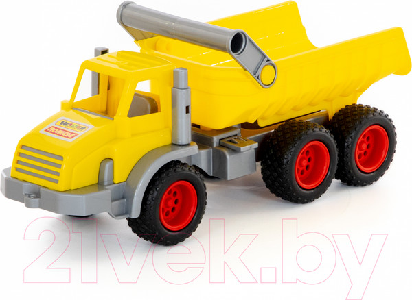 Изображение товара Самосвал игрушечный Полесье КонсТрак трехосный / 44877 (в сеточке)
