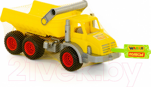 Изображение товара Самосвал игрушечный Полесье КонсТрак трехосный / 44877 (в сеточке)