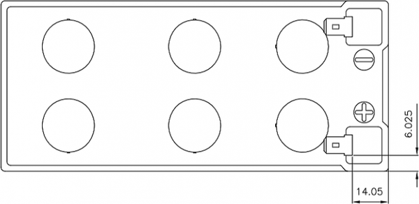 Изображение товара Аккумуляторная батарея CSB GP 1272 F2 12V/7.2Ah