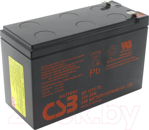 Изображение товара Аккумуляторная батарея CSB GP 1272 F2 12V/7.2Ah
