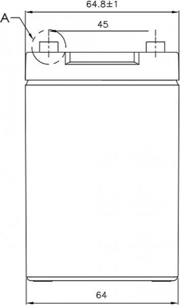 Изображение товара Аккумуляторная батарея CSB GP 1272 F2 12V/7.2Ah