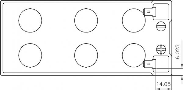 Изображение товара Аккумуляторная батарея CSB UPS 12360 7 F2 12V/7.5Ah