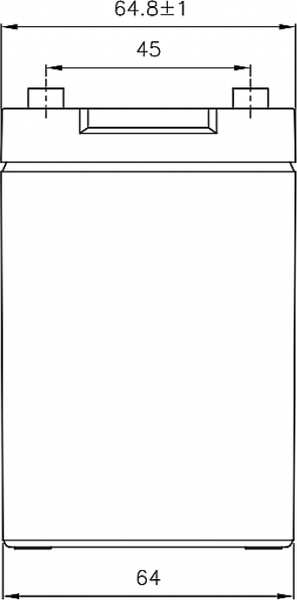 Изображение товара Аккумуляторная батарея CSB UPS 12360 7 F2 12V/7.5Ah