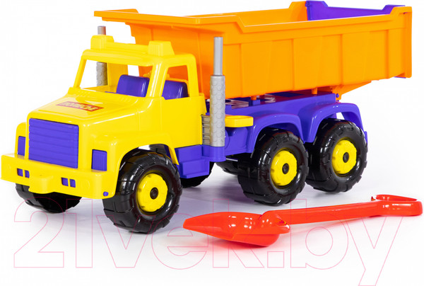 Изображение товара Самосвал игрушечный Полесье Супергигант с большой лопаткой / 6806