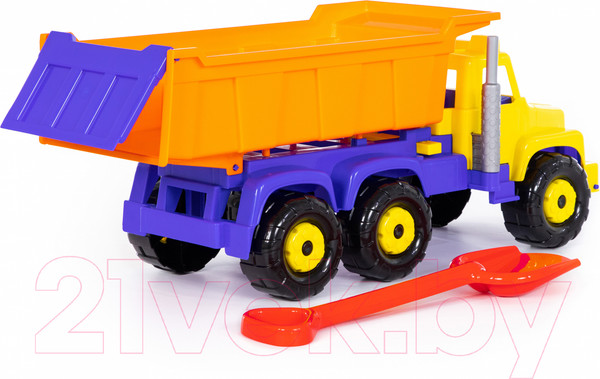 Изображение товара Самосвал игрушечный Полесье Супергигант с большой лопаткой / 6806