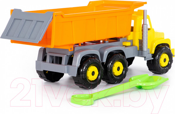 Изображение товара Самосвал игрушечный Полесье Супергигант с большой лопаткой / 6806