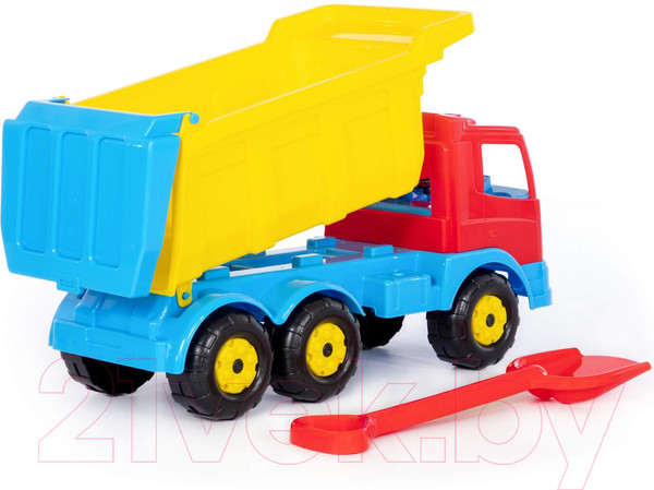 Изображение товара Самосвал игрушечный Полесье Премиум с большой лопаткой / 9844