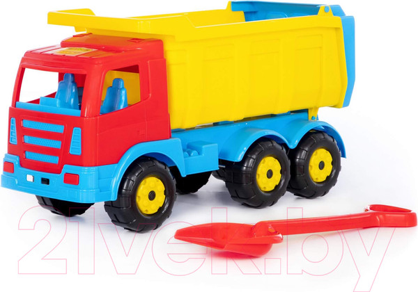 Изображение товара Самосвал игрушечный Полесье Премиум с большой лопаткой / 9844