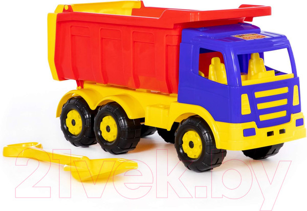 Изображение товара Самосвал игрушечный Полесье Премиум с большой лопаткой / 9844