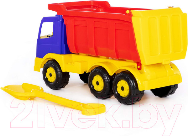 Изображение товара Самосвал игрушечный Полесье Премиум с большой лопаткой / 9844