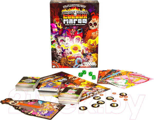 Изображение товара Настольная игра Мир Хобби Эпичные схватки боевых магов. Битва на горе Черепламени