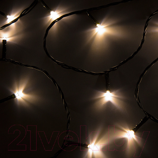Изображение товара Светодиодная гирлянда Neon-Night Твинкл Лайт 303-056 (15м, теплый белый)