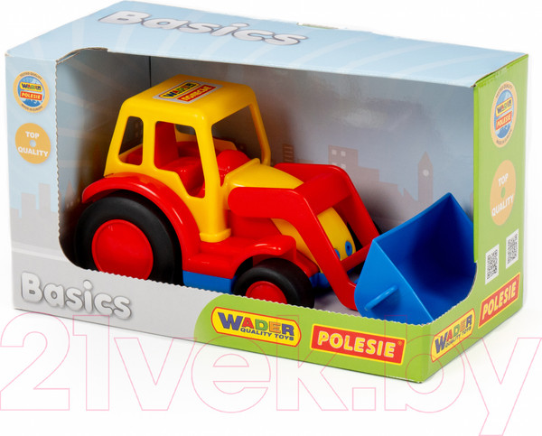 Изображение товара Погрузчик игрушечный Полесье Базик / 37626 (в коробке)
