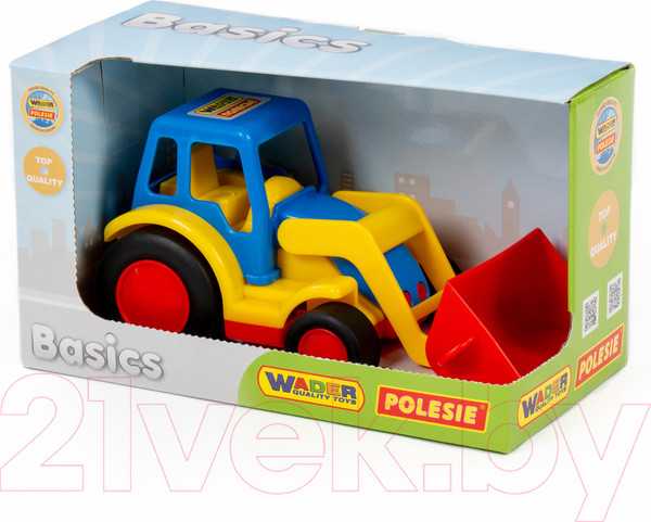 Изображение товара Погрузчик игрушечный Полесье Базик / 37626 (в коробке)