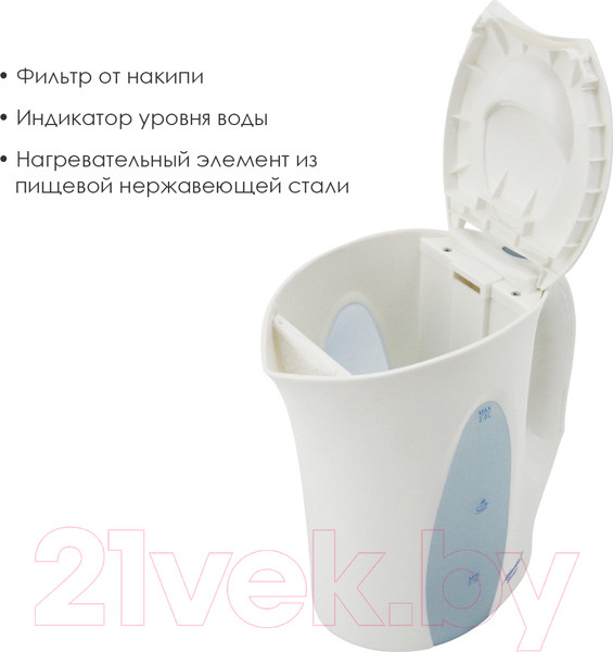 Изображение товара Электрочайник Atlanta ATH-2302 (белый)