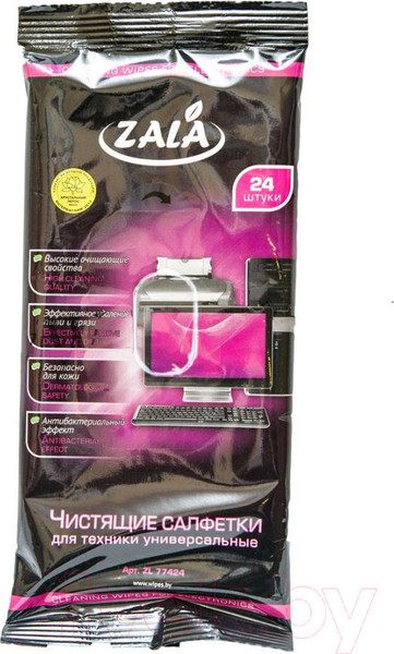 Изображение товара Салфетки для ухода за техникой ZALA ZL77424