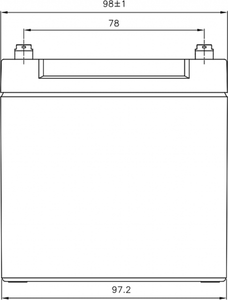 Изображение товара Аккумуляторная батарея CSB GP 12120 F2 (12V/12Ah)