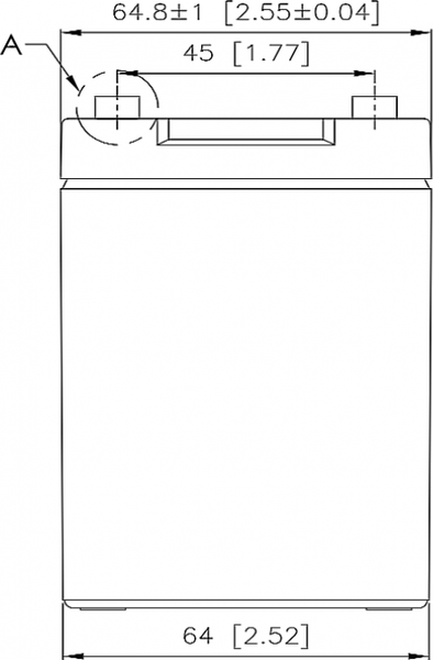 Изображение товара Аккумуляторная батарея CSB GPL 1272 F2 FR (12V/7.2Ah)