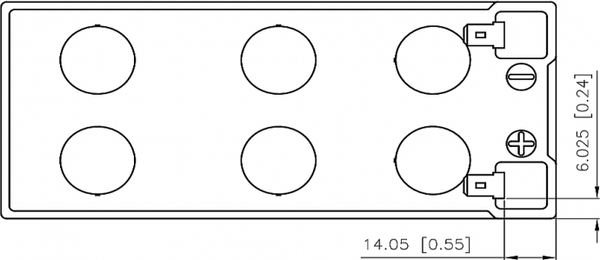 Изображение товара Аккумуляторная батарея CSB GPL 1272 F2 FR (12V/7.2Ah)