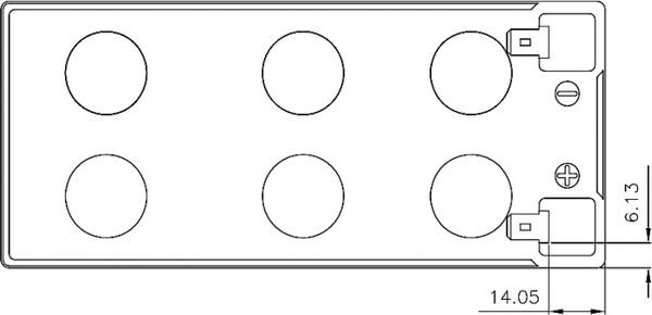 Изображение товара Аккумуляторная батарея CSB HRL 1234W F2 FR (12V/9Ah)