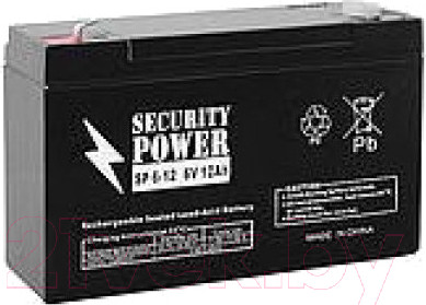 Изображение товара Аккумуляторная батарея Security Power SP 12-7 (12V/7Ah)