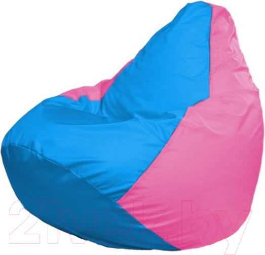 Изображение товара Бескаркасное кресло Flagman Груша Мини L Г0.1-277 (голубой/розовый)