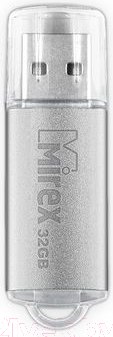 Изображение товара USB flash накопитель Mirex Unit Silver 32GB (13600-FMUUSI32)