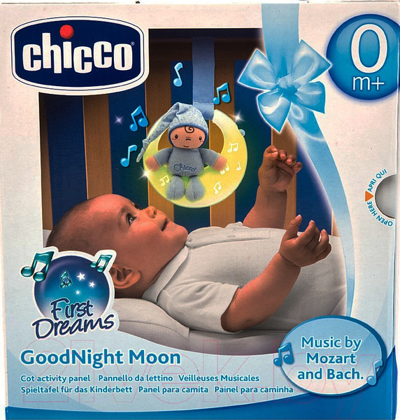 Изображение товара Подвеска на кроватку Chicco Луна 24262 (голубая)