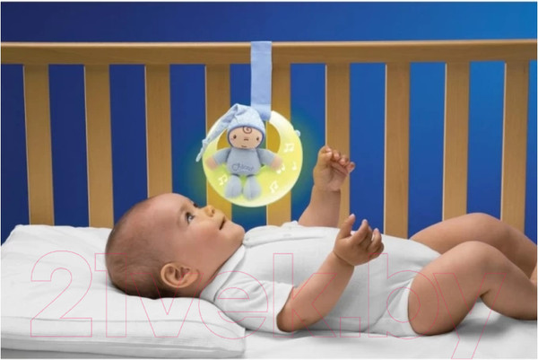 Изображение товара Подвеска на кроватку Chicco Луна 24262 (голубая)