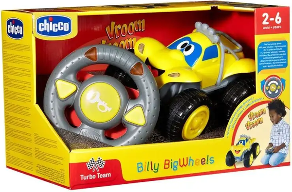 Изображение товара Радиоуправляемая игрушка Chicco Билли - большие колеса 61759 (желтый)