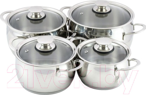 Изображение товара Набор кастрюль Кухар Магнолия Престиж КМ3-024С