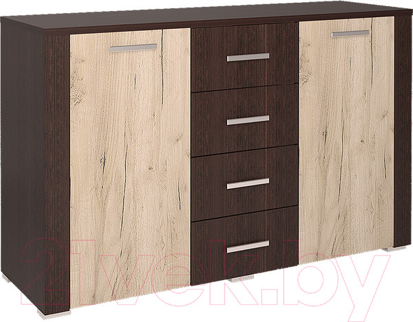 Изображение товара Тумба Интерлиния Коламбия КЛ-10 (дуб венге/дуб серый)