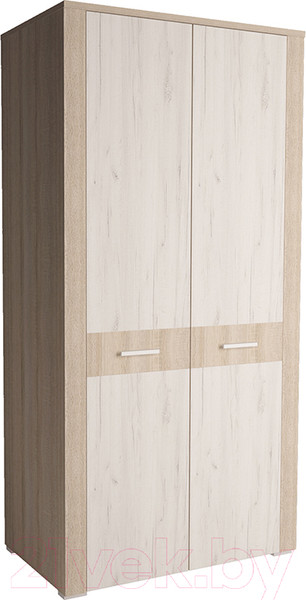 Изображение товара Шкаф Интерлиния Коламбия КЛ-3 (дуб сонома/дуб белый)