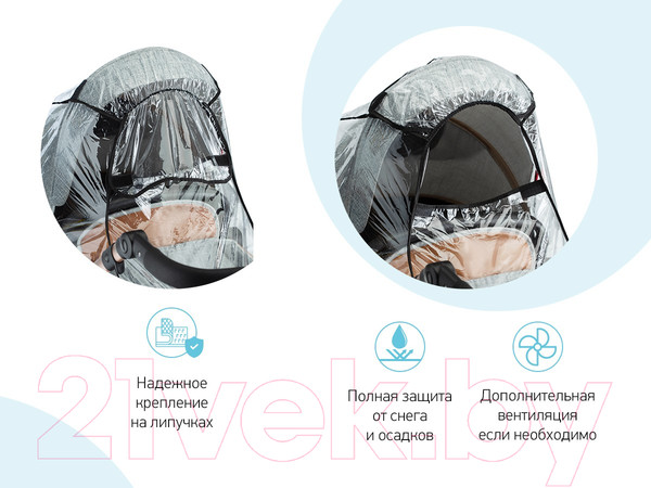 Изображение товара Дождевик для коляски Roxy-Kids RRC-001